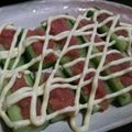 にゃーころりんぽ's cooksnap of when they made 明太マヨ＊胡瓜ボート♪.