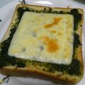 ﾏﾅﾐｸﾛ's cooksnap of when they made ジェノベーゼ＆チーズトースト.