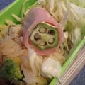 ゆぅぷん's cooksnap of when they made オクラロール・・・お弁当に☆.