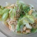 森ぎゃーる's cooksnap of when they made たっぷりレタスの玉子丼♪.