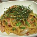 junkydish2's cooksnap of when they made 四角豆のベーコンバター炒め.