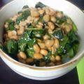 tisurei's cooksnap of when they made モロヘイヤと納豆のネバ胡麻和え.