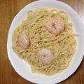 べりりーな's cooksnap of when they made たらことえびのクリームパスタ.