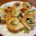 月見なっとう's cooksnap of when they made お弁当に☆ちくわとチーズのくるくる巻き.