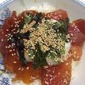 とろいぼ～ん's cooksnap of when they made 簡単☆マグロのヅケトロ丼.
