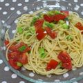 なっちズム's cooksnap of when they made トマトとセロリのさっぱり☆パスタ.