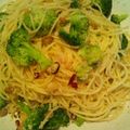 なしはな◎'s cooksnap of when they made 簡単★カニとブロッコリーのペペロンチーノ.