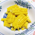 まっちー食堂's cooksnap of when they made ✽とうもろこし むいちゃいました～！✽.