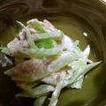 puchinon's cooksnap of when they made セロリのシーチキン和え.