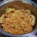 yukki530's cooksnap of when they made 辛ラーメンで作る簡単ラッポッキ.