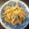 momoママ1001's cooksnap of when they made シャキシャキ　★大根と人参の豚味噌炒め★.