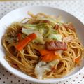 ★さや☆すん★'s cooksnap of when they made ☆超簡単！パスタで焼そば☆.