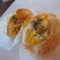 こずっぺ's cooksnap of when they made ノンオイル♪コーンマヨパン*。゜.