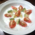 亜久里's cooksnap of when they made ★トマトとアボカドのハニーヨーグルト★.