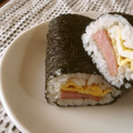 narimimama's cooksnap of when they made 沖縄のおにぎり☆ポークたまご.