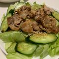 sayaendo＊'s cooksnap of when they made 豚肉とレタスのさっぱりサラダ♫♬.