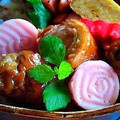 すみれちゃ's cooksnap of when they made お弁当に…渦巻き魚肉ソーセージの切り方.