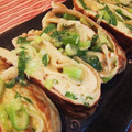 LazyHata's cooksnap of when they made 青ネギのふわふわ卵焼き.