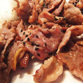 LazyHata's cooksnap of when they made 簡単！豚のウメ～生姜焼き✩甘酸っぱさ絶品.