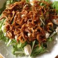 ポルディオ's cooksnap of when they made カマンベールと水菜のカリカリサラダ♪.