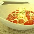 tomok0306's cooksnap of when they made トマトの冷製パスタ　.