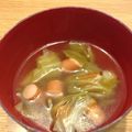 cozy724's cooksnap of when they made キャベツとウィンナーの簡単スープ.