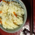 marimox's cooksnap of when they made 油揚げと昆布がイイ仕事してる✿人参ご飯✿.