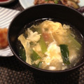 いとかず's cooksnap of when they made ふんわり卵と小松菜のかき卵汁.