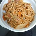 えりこ０８２４'s cooksnap of when they made ウインナーで簡単に焼きそば.