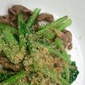 coockkae's cooksnap of when they made 小松菜と牛肉の生姜炒め.