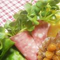 かごちゃー's cooksnap of when they made かいわれ大根のハム巻き.