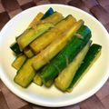 すまいるベアー's cooksnap of when they made 簡単さっぱり！きゅうりのレモン生姜醤油漬.
