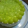 こくりゅー's cooksnap of when they made 贅沢メロンとマスカルポーネのチーズケーキ.
