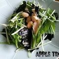 竜の湯's cooksnap of when they made 焼き海苔が決め手！◆大豆と水菜のサラダ◆.