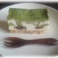 ★すーちゃん★'s cooksnap of when they made あんことお抹茶のベイクドチーズケーキ。.