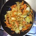 tnmi15's cooksnap of when they made 簡単夕飯★キャベツのチーズカレー炒め.
