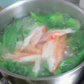 めそ君's cooksnap of when they made 簡単☆かにかまレタス中華風スープ.