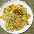 えりにゃんた's cooksnap of when they made 簡単 冷やご飯で エビピラフ.