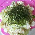 まぁみさん's cooksnap of when they made はんぺんのサラダ♪冷奴風♪.