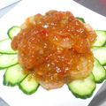 みうちゃん*'s cooksnap of when they made ルクエが活躍！エビのチリソース.
