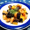 シャンプーハット's cooksnap of when they made 茄子とウインナーのハニーケチャ炒め♫.