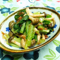 シャンプーハット's cooksnap of when they made 麺つゆで★小松菜としめじのさっぱり梅和え.