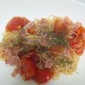 えみっちゃん's cooksnap of when they made 完熟トマトのパスタ.