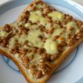 chanlina's cooksnap of when they made ✿納豆トースト✿柚子胡椒・海苔・梅干し入り♪.