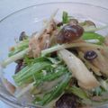 mamamiu's cooksnap of when they made しめじとツナと水菜のゴママヨ和え☆.