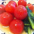 naponatu's cooksnap of when they made トマトのおひたし.