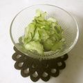 ミッフィーこき's cooksnap of when they made 昆布だしでおいしく♪キュウリの酢の物.