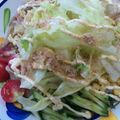 太陽の女神's cooksnap of when they made 簡単♪うまうま☆サラダうどん！.