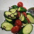 にこ's cooksnap of when they made 超簡単！キュウリとトマトの塩昆布サラダ.
