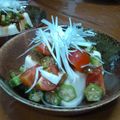 likepansy's cooksnap of when they made 夏!どっさりザーサイとトマトの冷奴.